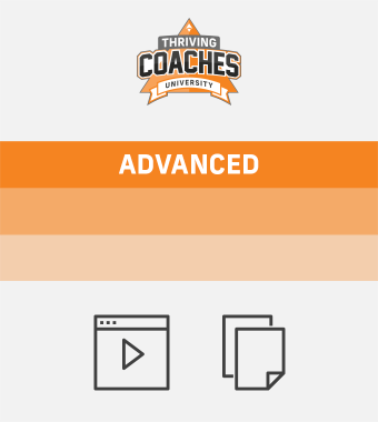 thriving coaches university advanced